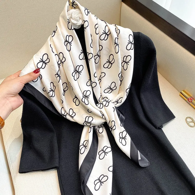 90*90cm Square Silk Scarf