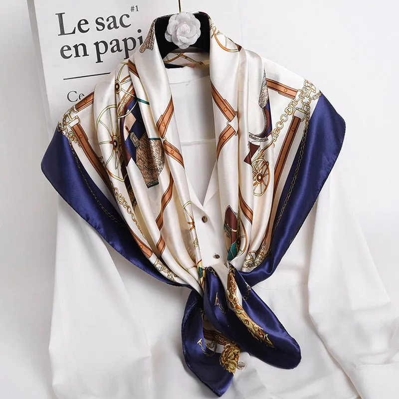 90*90cm Square Silk Scarf