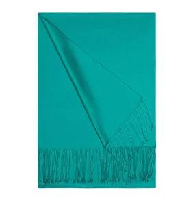 Aker Double-Sided Silk Hijab Shawl #056 - Sea Green