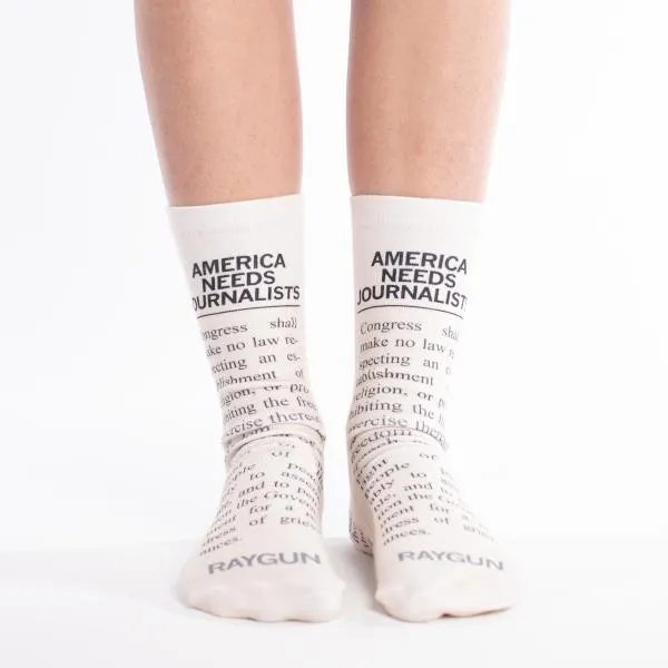 America Needs Journalists Socks