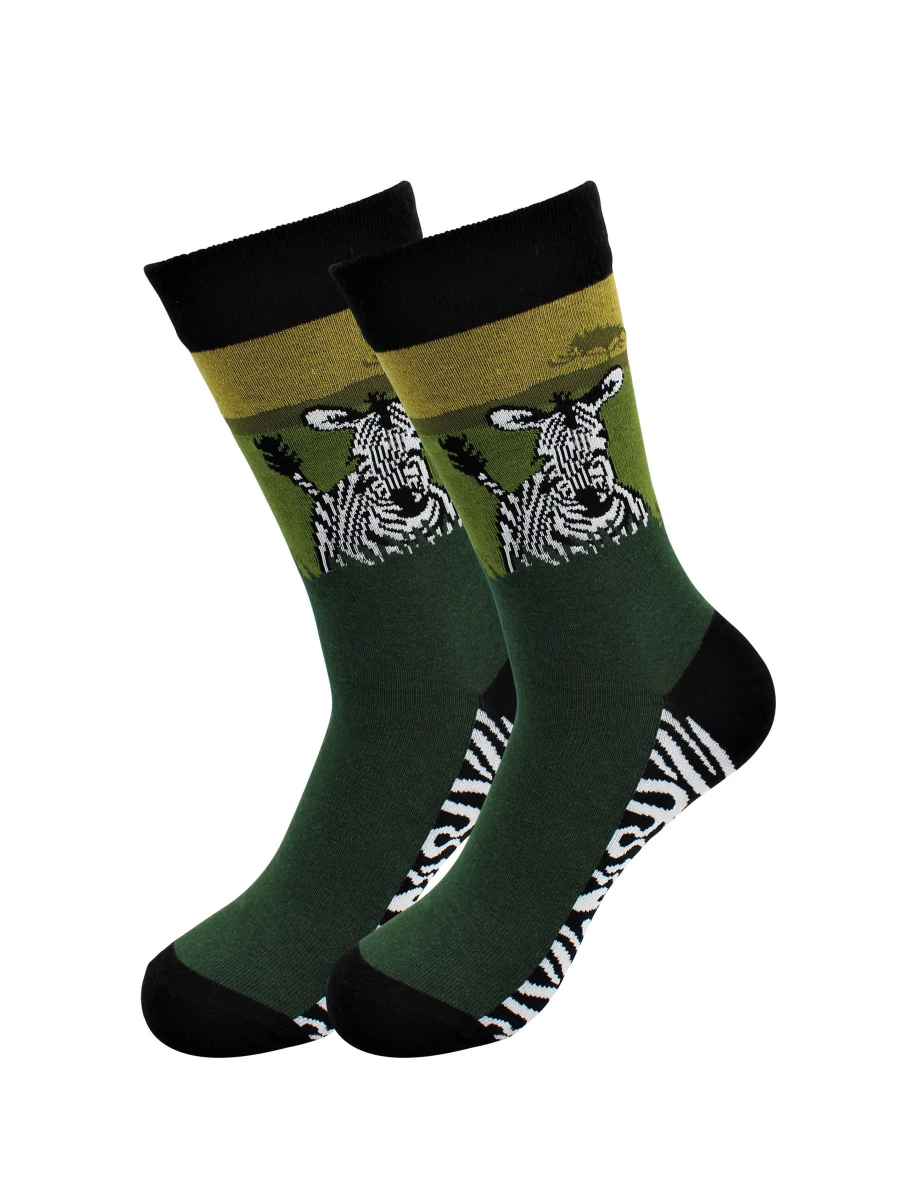 Animal Socks – Rhino, Alligator, Zebra, Wolf Fun Comfy Socks