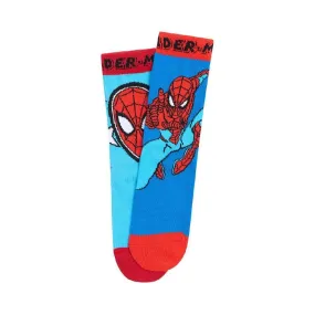 Bonds Boys Marvel Spider Man Crew 2 Pack Socks - Blue/Light Blue