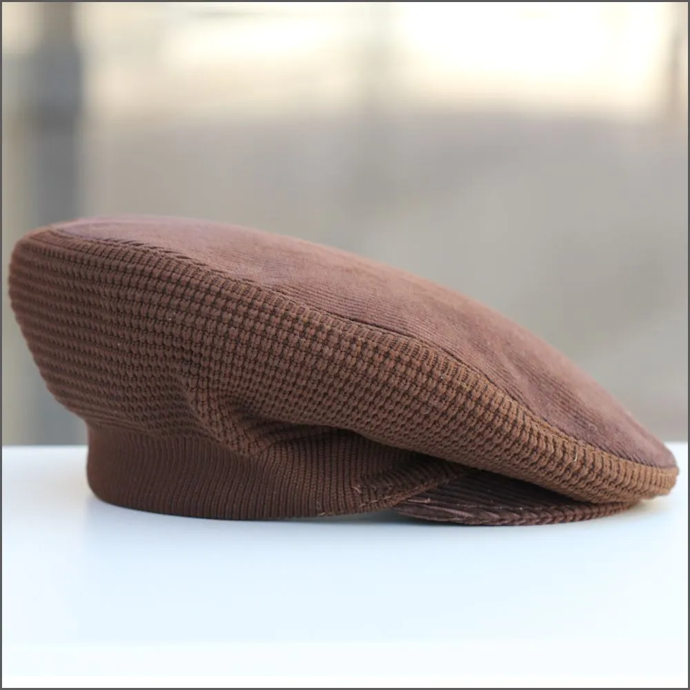 Brown Cord Cap 