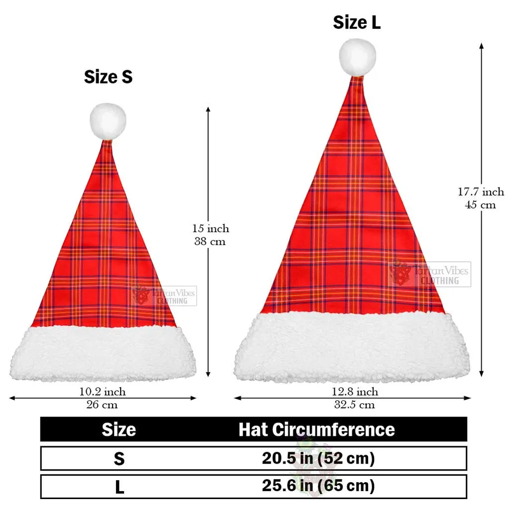 Burnett Tartan Christmas Santa Hats