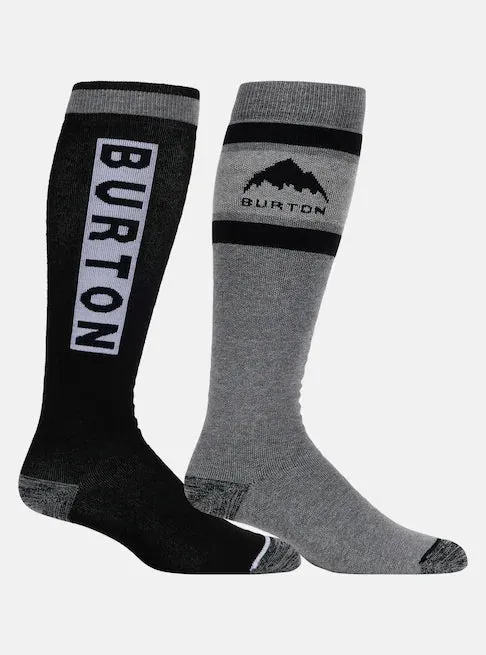 Burton 2025 Weekend Midweight Men's Sock 2PK True Black