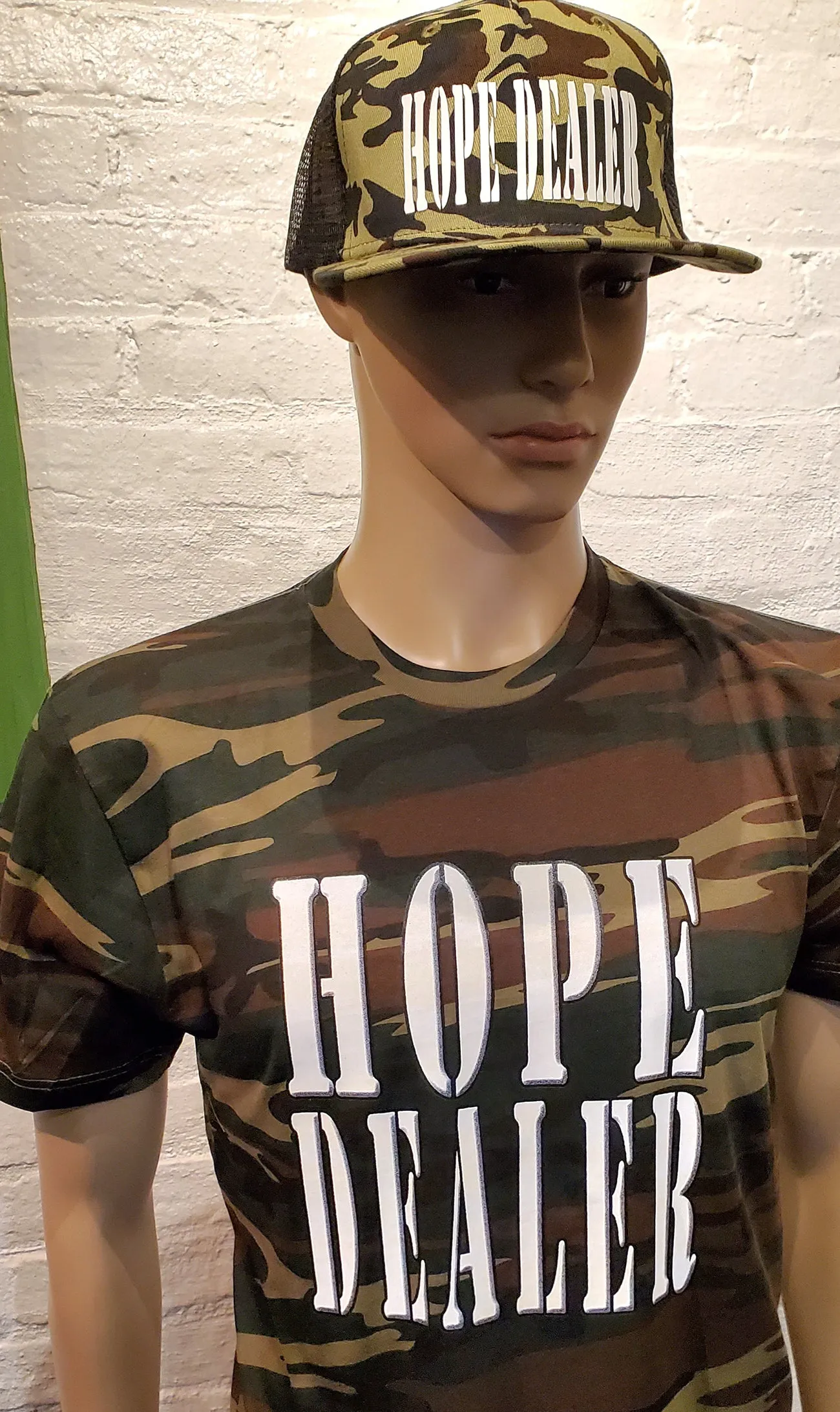 Camo Hope Dealer Trucker Cap