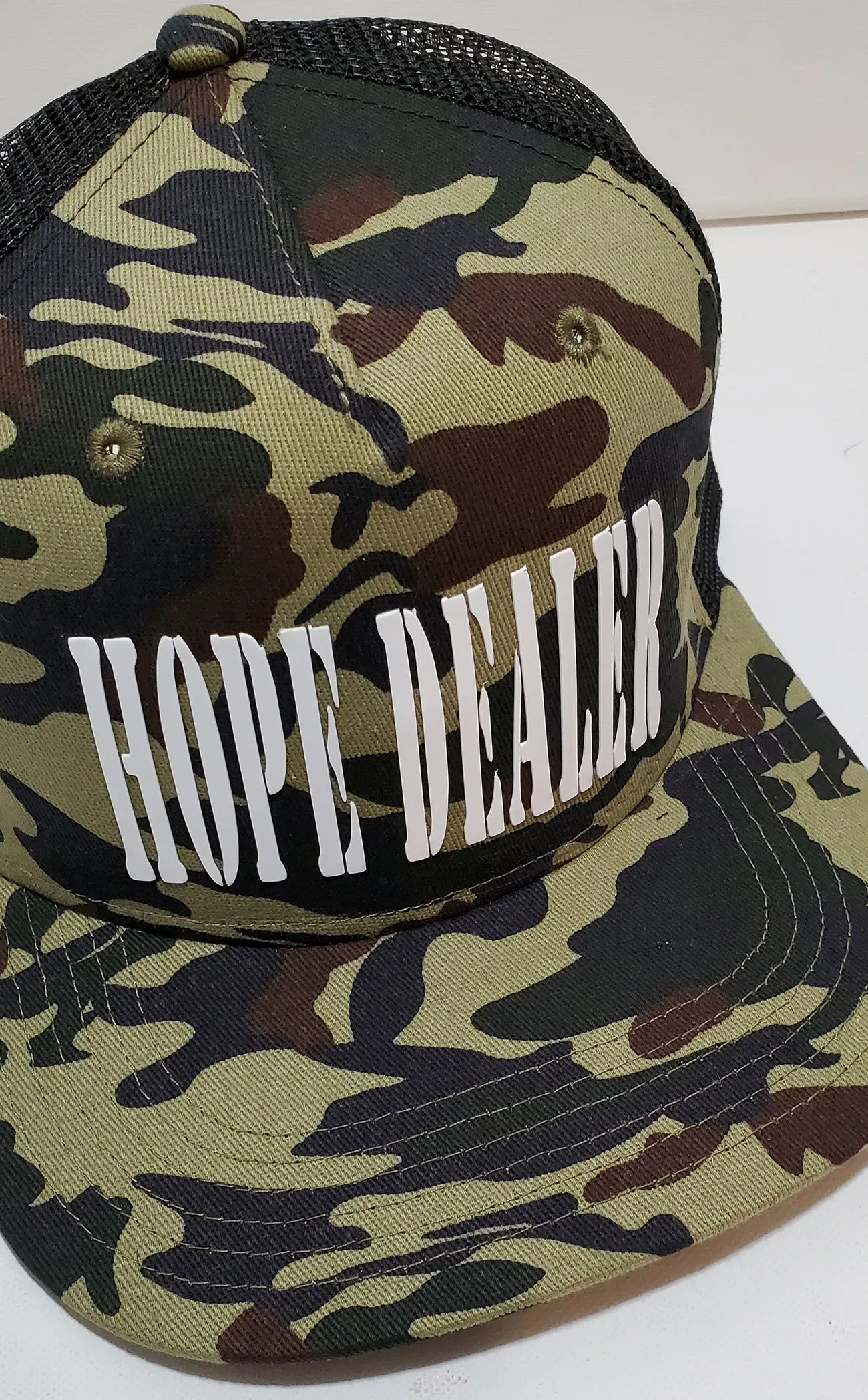 Camo Hope Dealer Trucker Cap