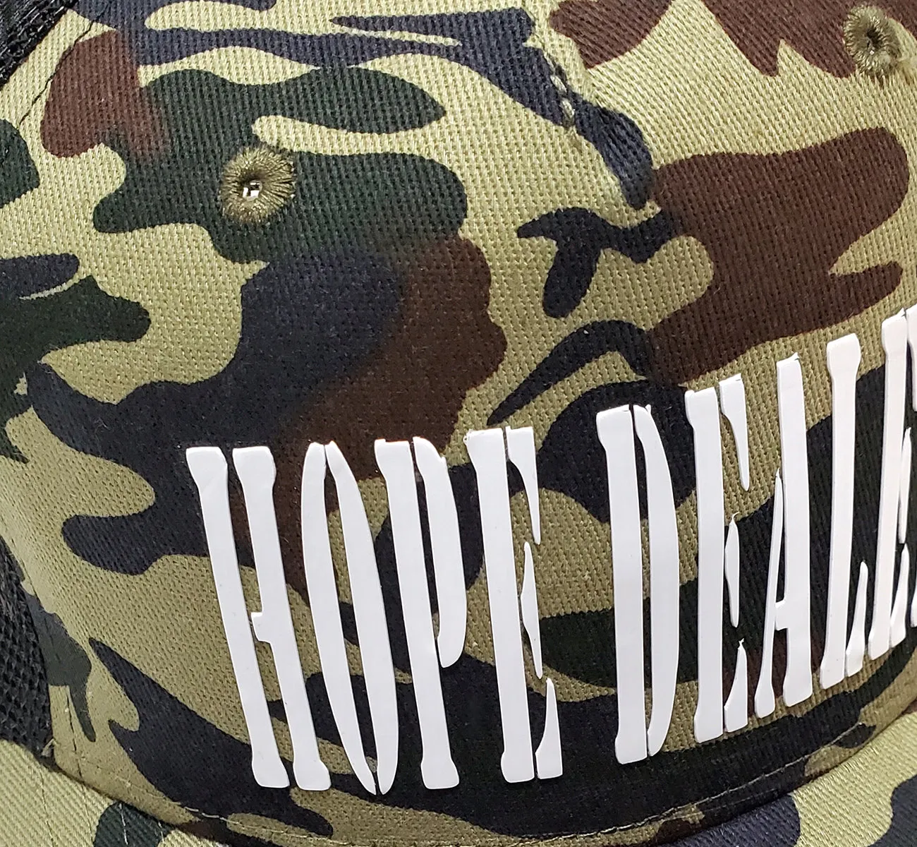 Camo Hope Dealer Trucker Cap