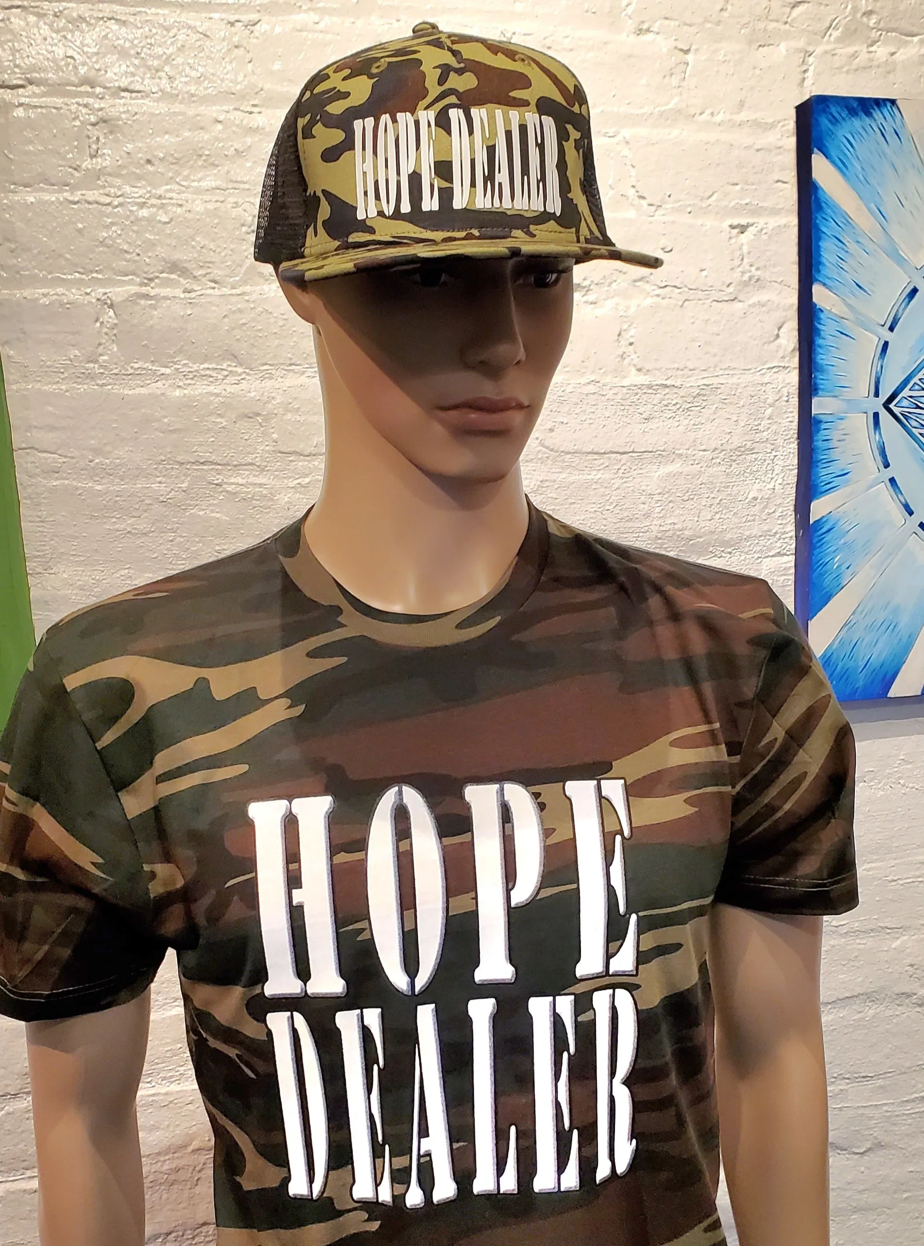 Camo Hope Dealer Trucker Cap