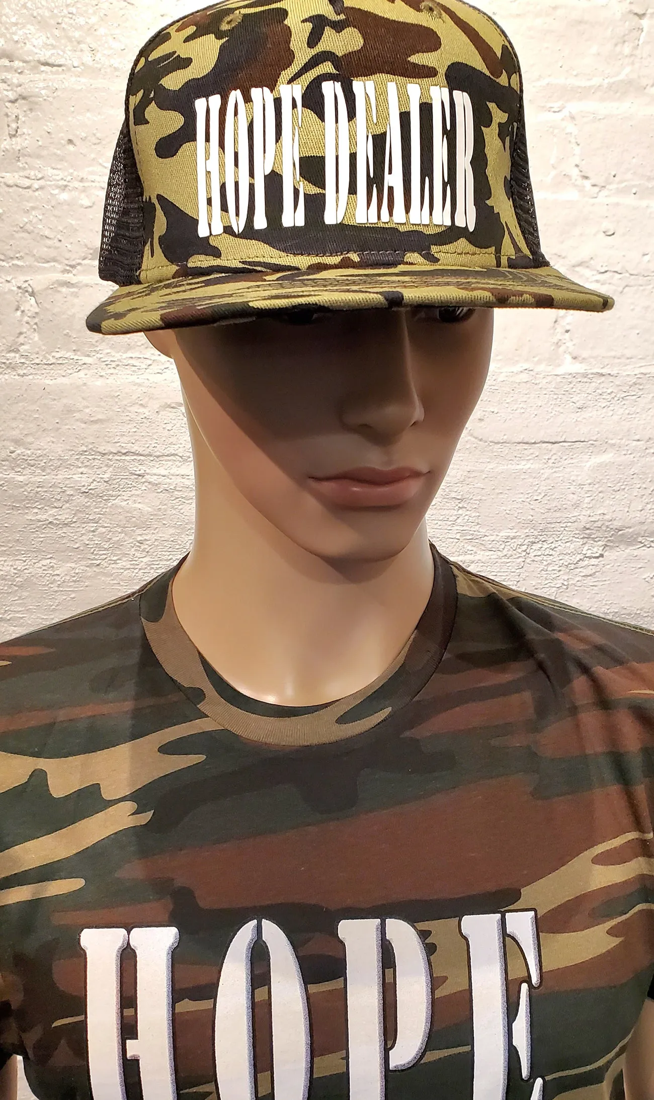 Camo Hope Dealer Trucker Cap