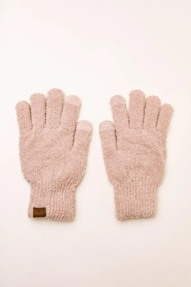 C.C. Gloves in Pink