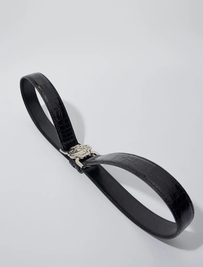 Clover buckle belt