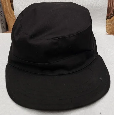 Combat Fitted Cotton Cap -- Black