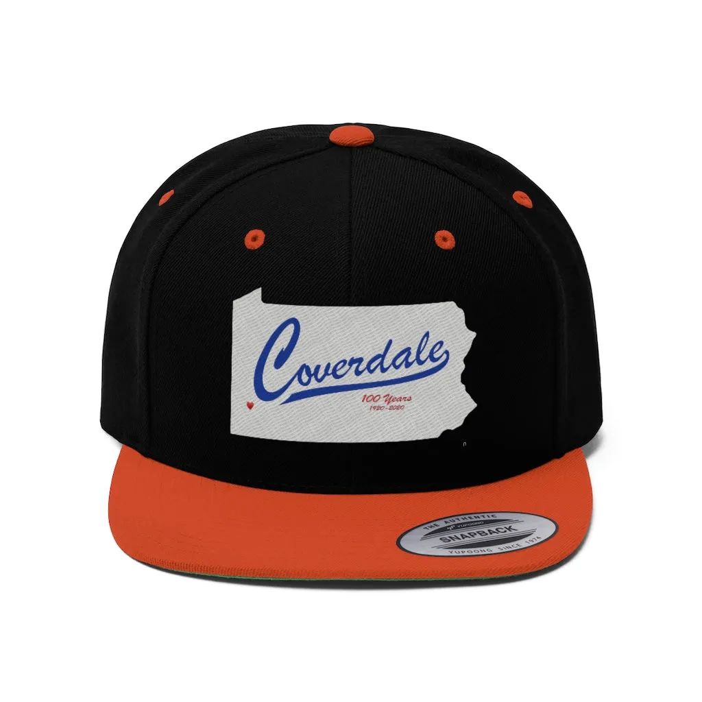 Coverdale State Map Flat Bill Hat