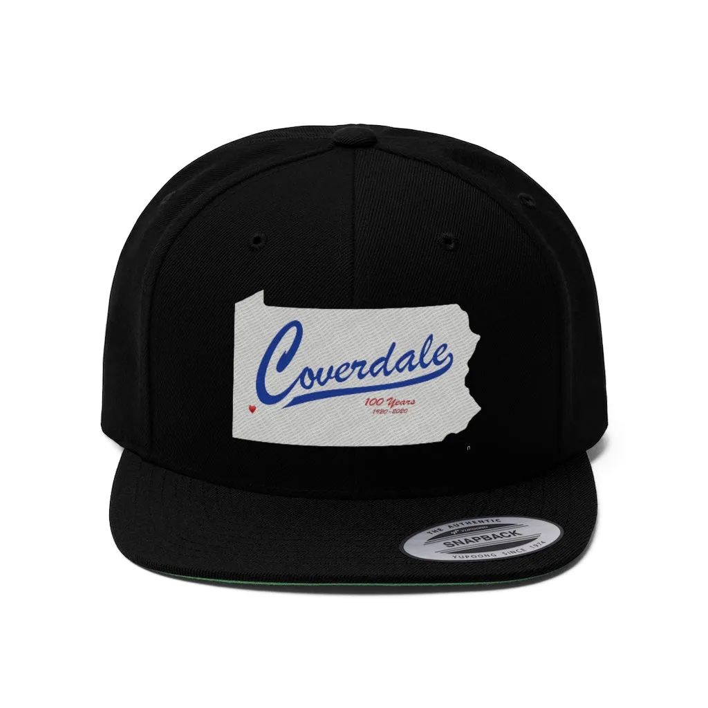 Coverdale State Map Flat Bill Hat