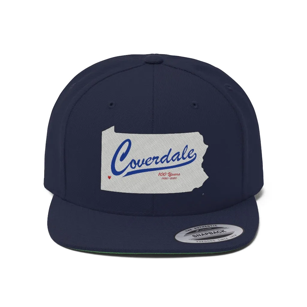 Coverdale State Map Flat Bill Hat