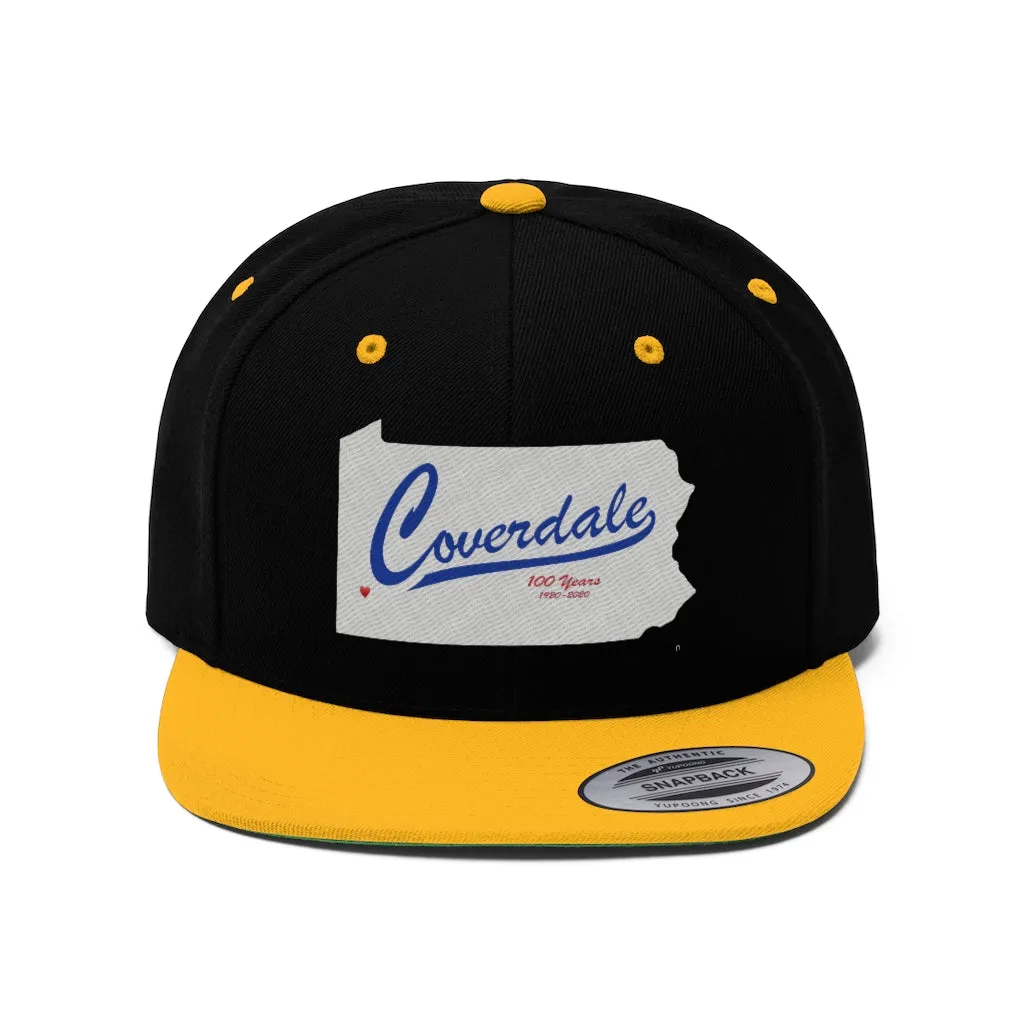 Coverdale State Map Flat Bill Hat