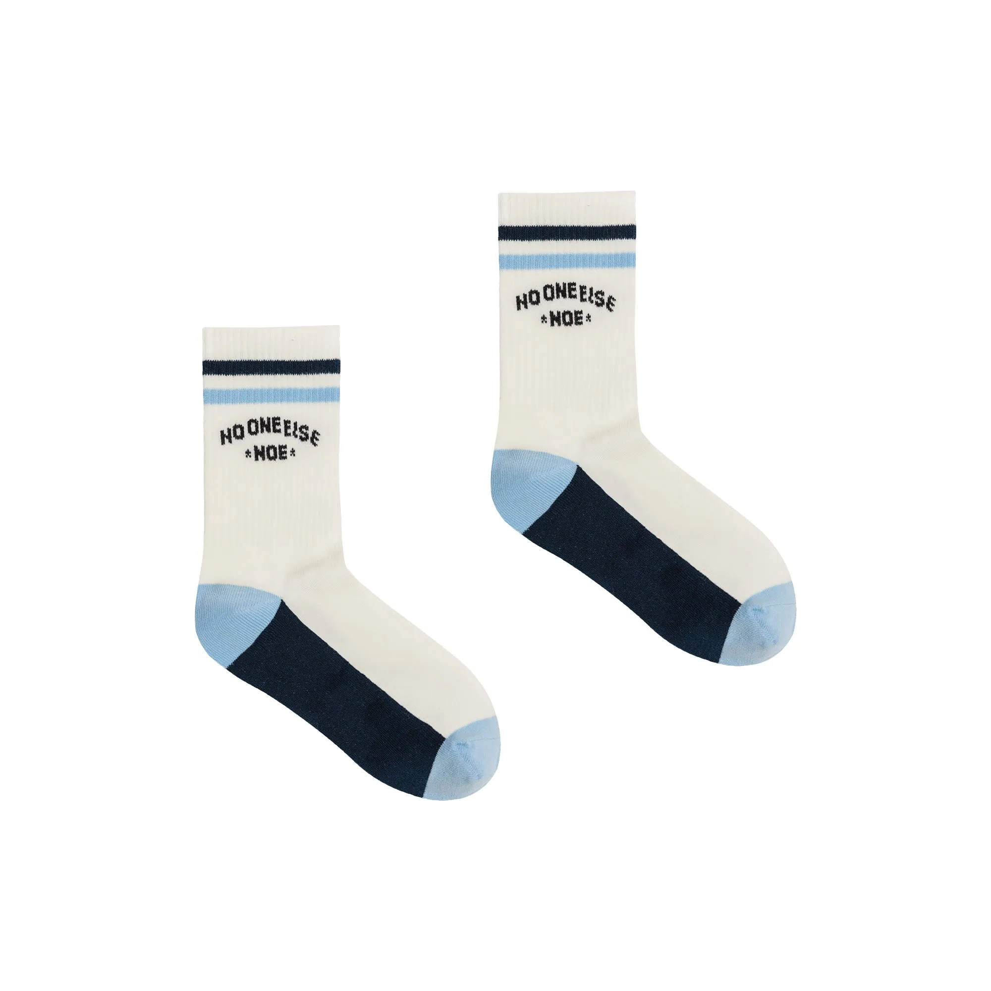 Daily Lettering Color High Socks