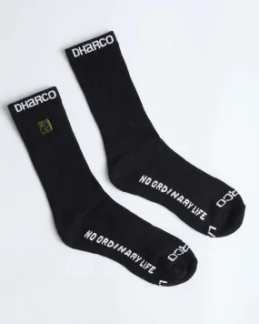 DHaRCO CREW SOCKS | BLACK Youth