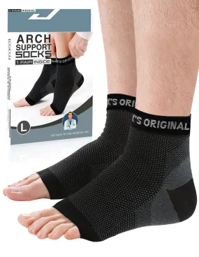 Dr. Frederick's Original Arch Support Socks - 1 Pair - Plantar Fasciitis Socks