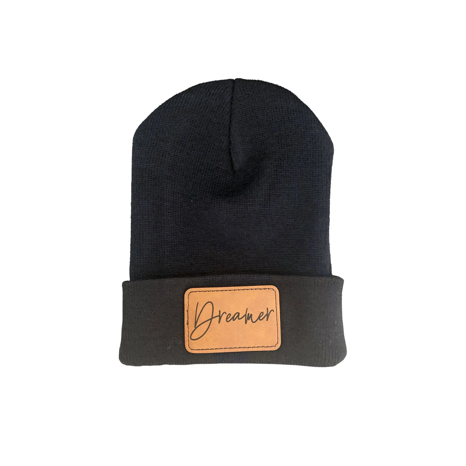 Dreamer Patch Beanie in Black