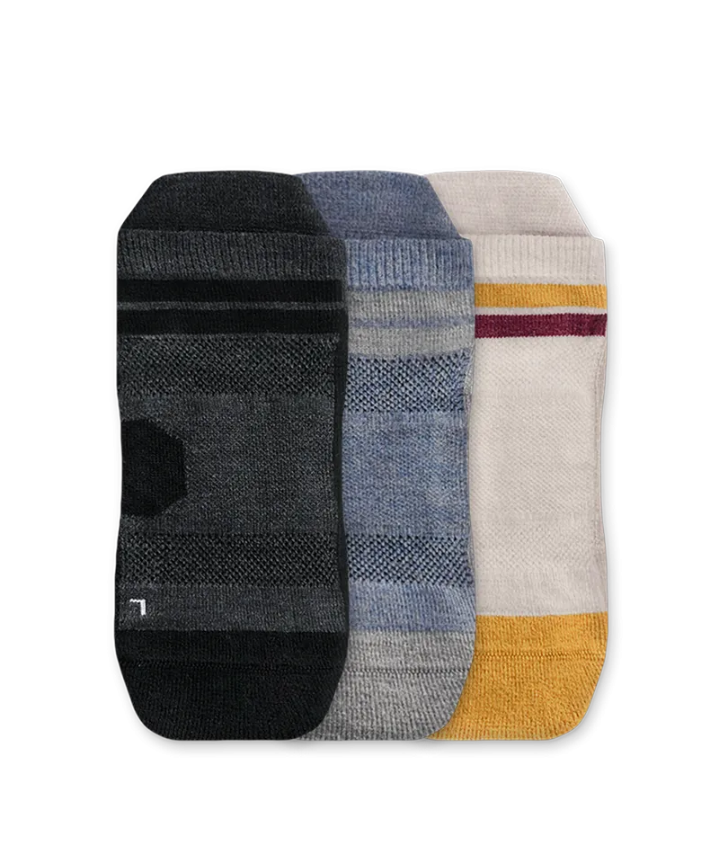 Everyday Merino Ankle Socks 3-Pack