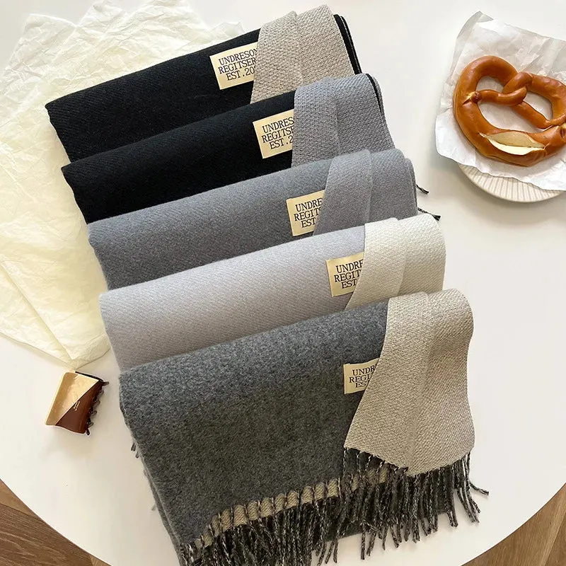 Faux Cashmere Pashmina Scarves Soft Scarf