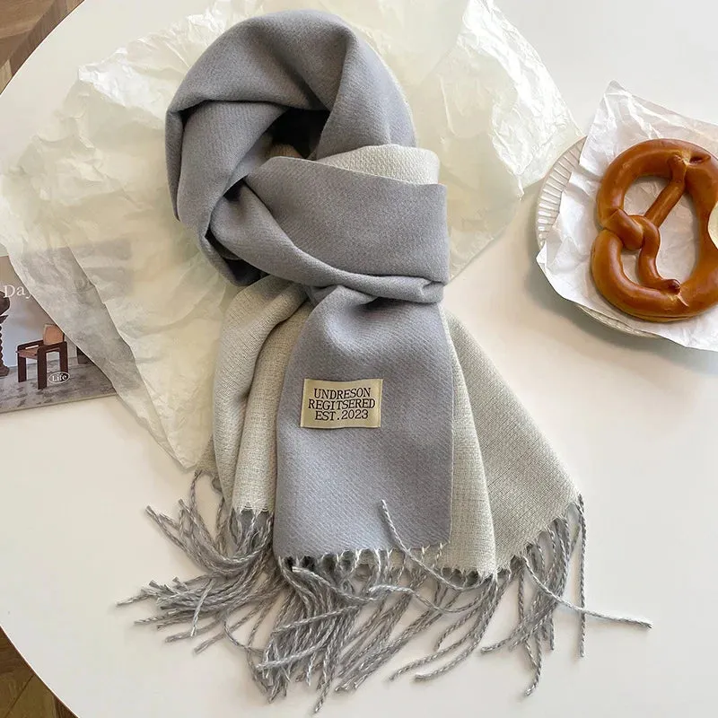 Faux Cashmere Pashmina Scarves Soft Scarf