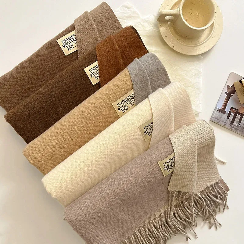 Faux Cashmere Pashmina Scarves Soft Scarf