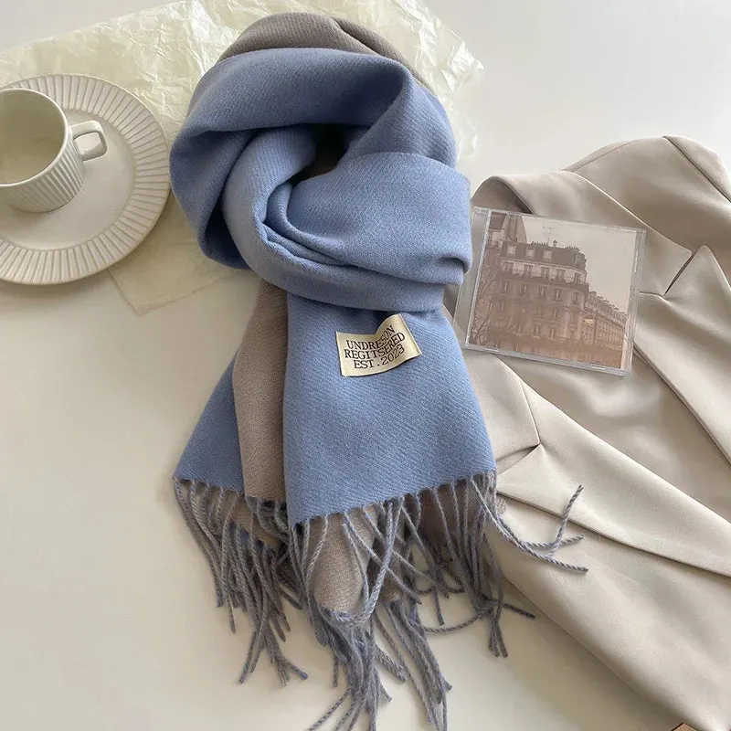 Faux Cashmere Pashmina Scarves Soft Scarf