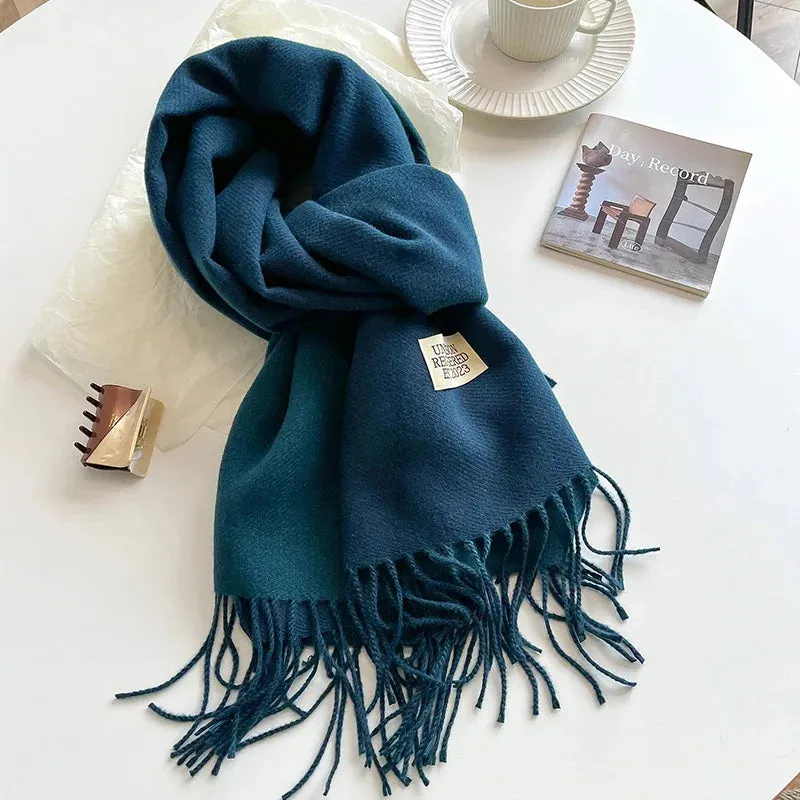 Faux Cashmere Pashmina Scarves Soft Scarf