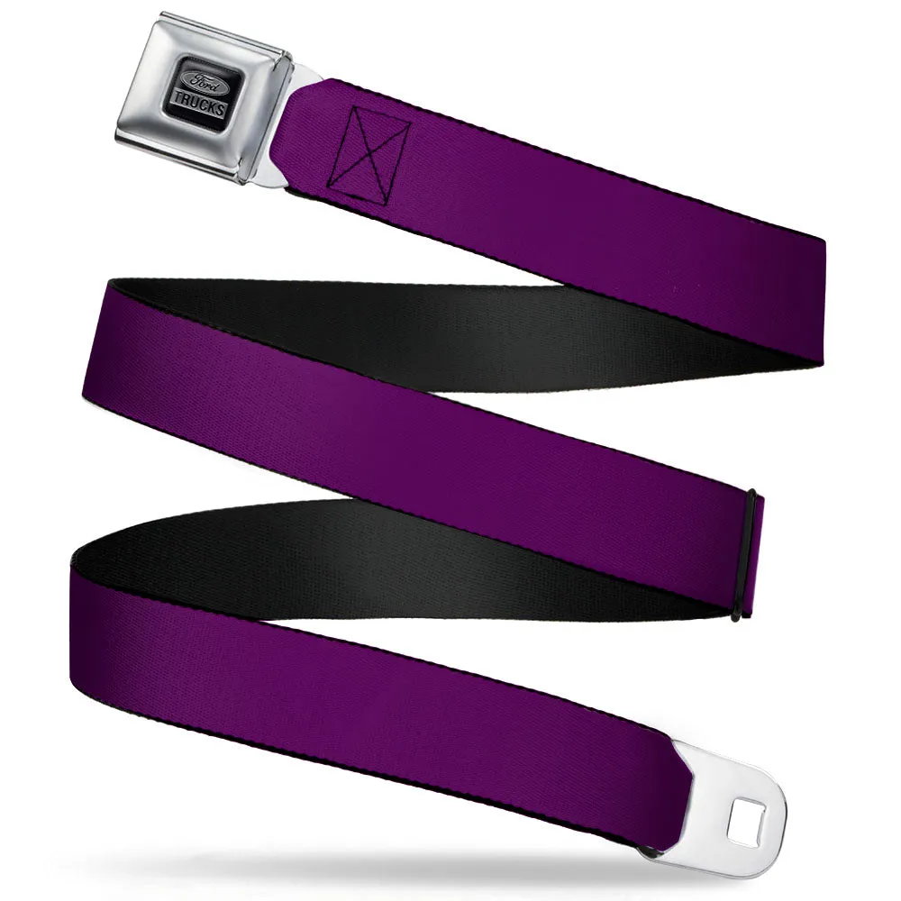 Ford Trucks Seatbelt Belt - Purple Webbing