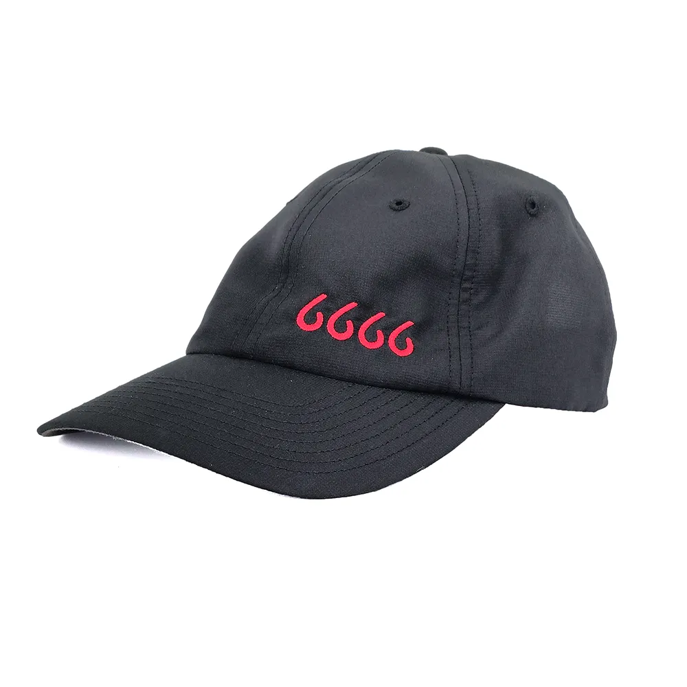 Four Sixes Black Golf Cap