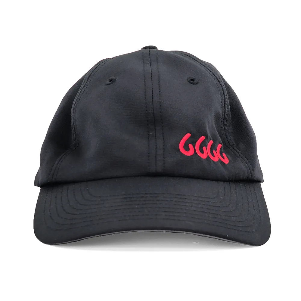 Four Sixes Black Golf Cap