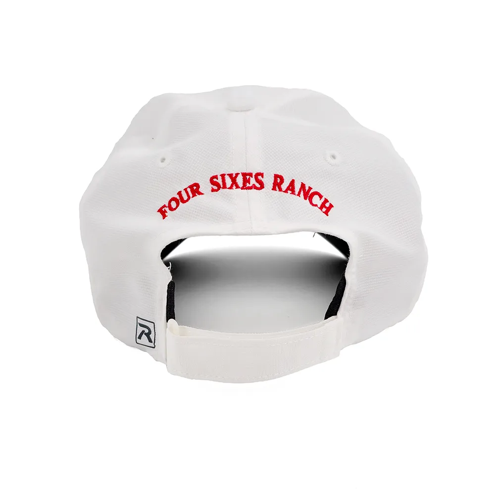 Four Sixes White Golf Cap