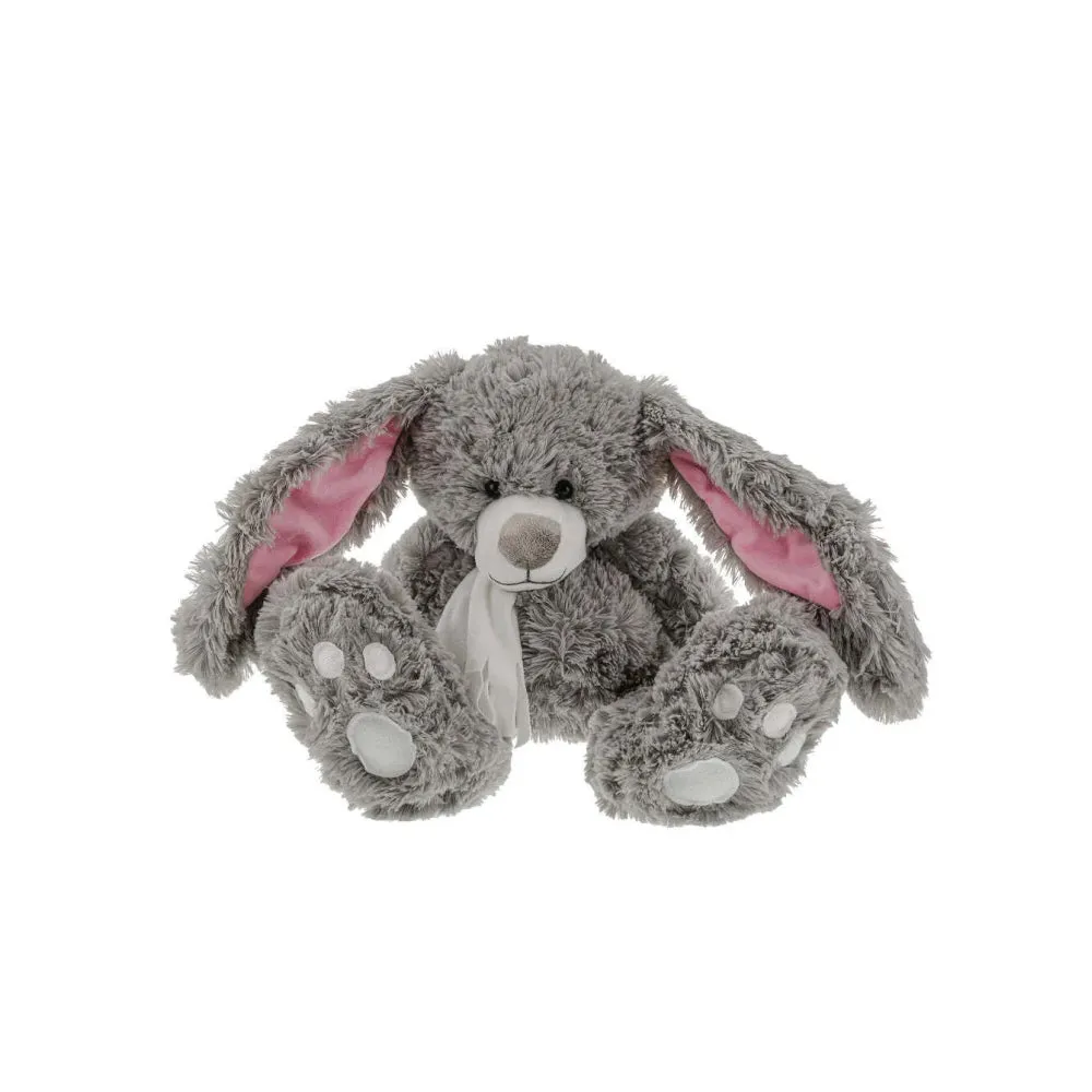 Grey Rabbit With Scarf 40cm