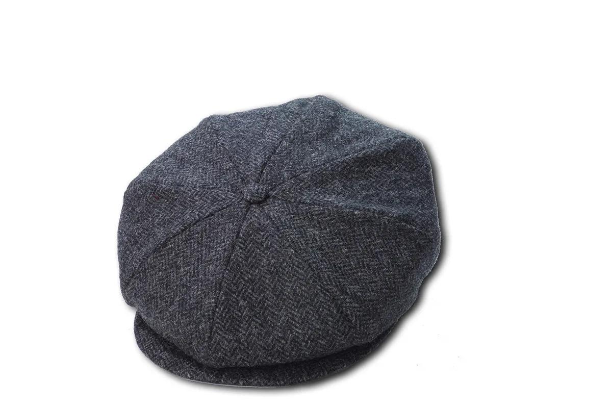 Herringbone Bakerboy Cap