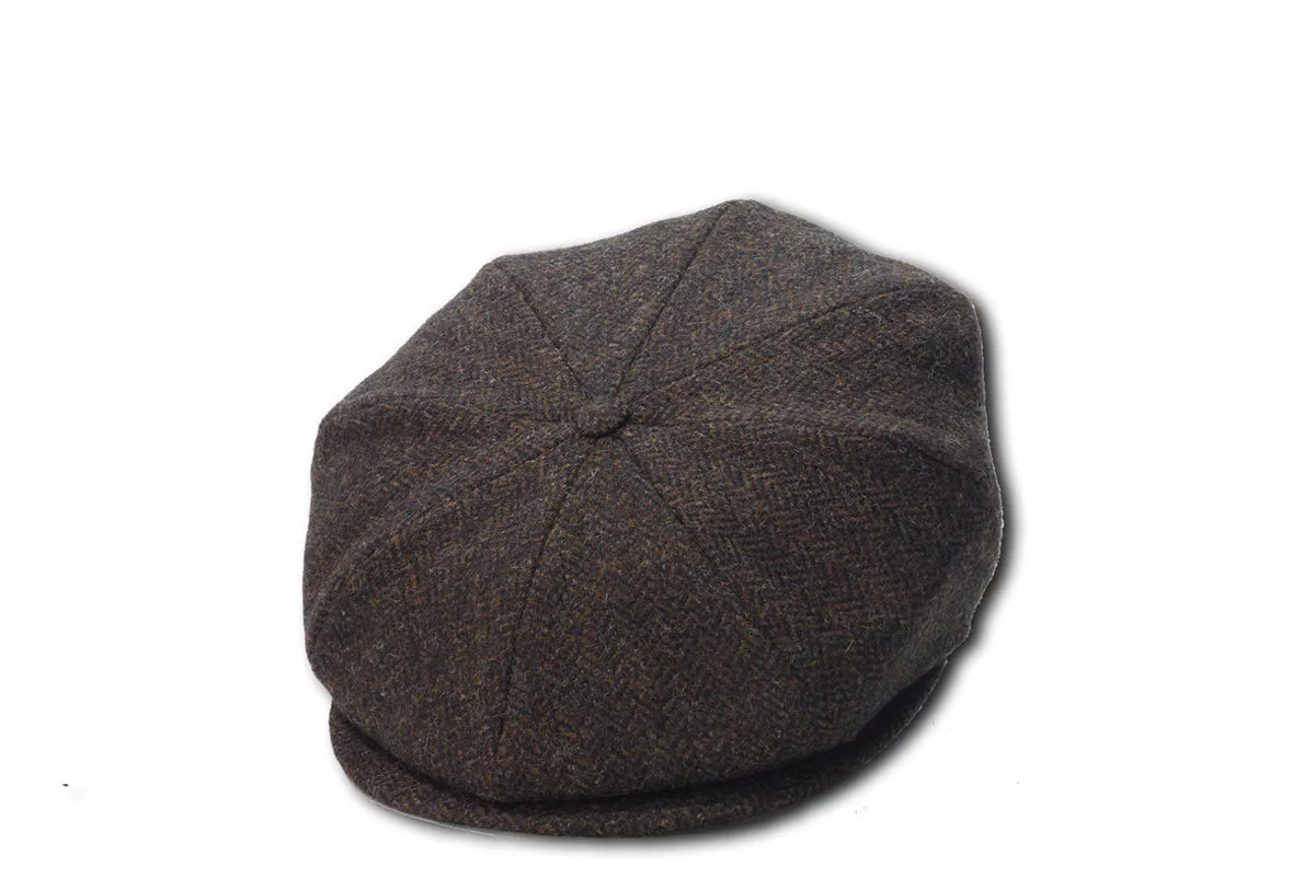 Herringbone Bakerboy Cap