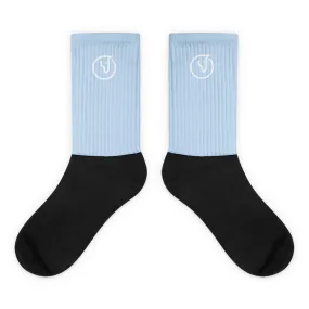 Humble Sportswear™ Sky Blue Crew Socks