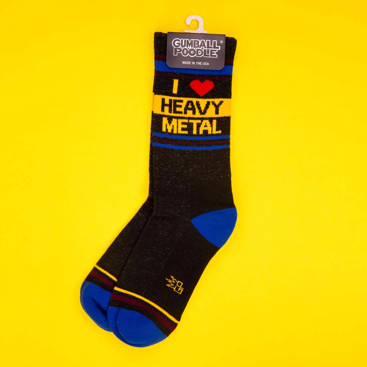 I ❤️ Heavy Metal - Gym Crew Socks