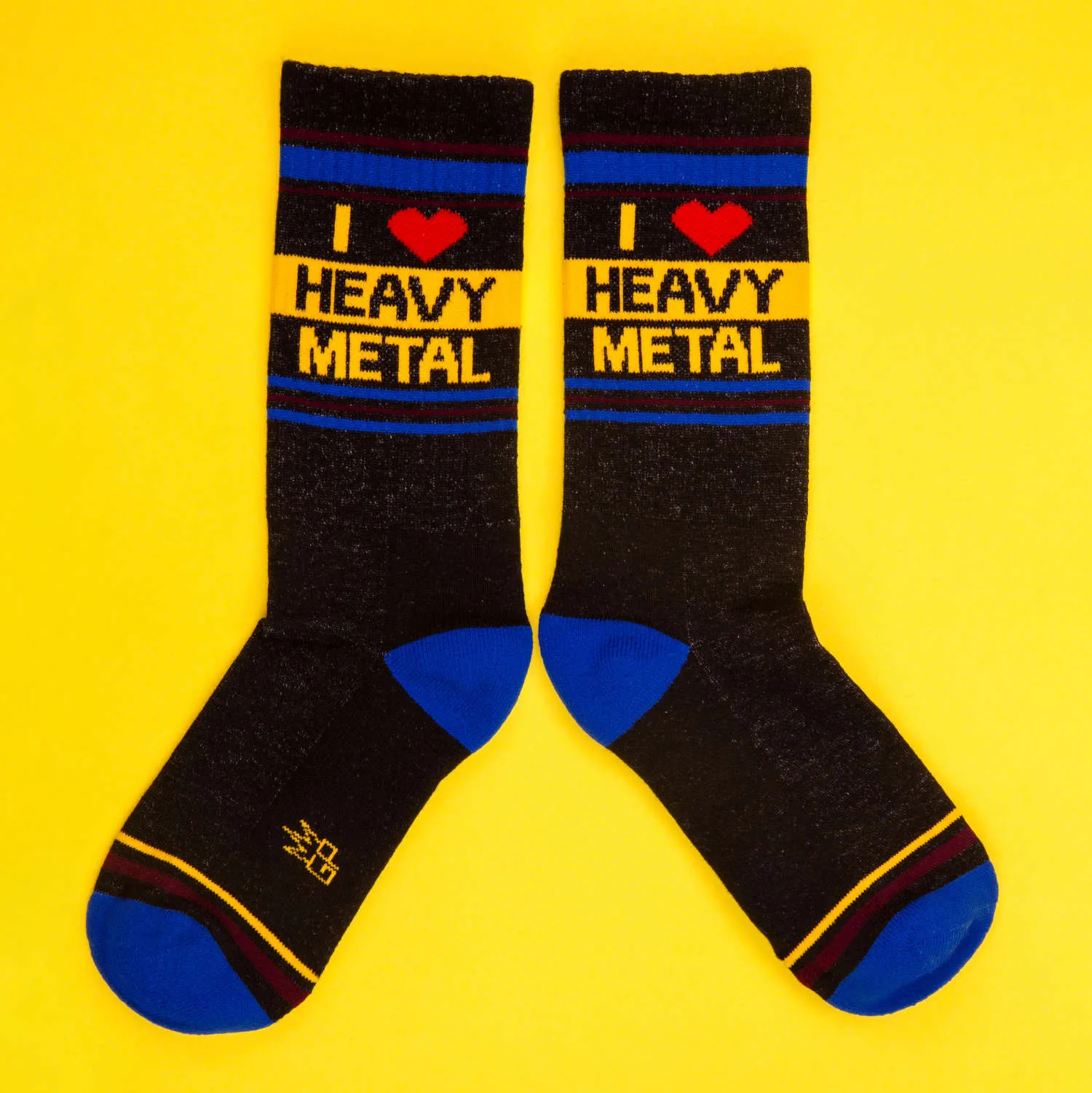 I ❤️ Heavy Metal - Gym Crew Socks