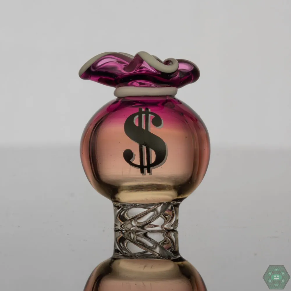 Just Another Glass Blower Moneybag Spinner Cap – Stylish Carb Cap for 25mm Quartz Nails