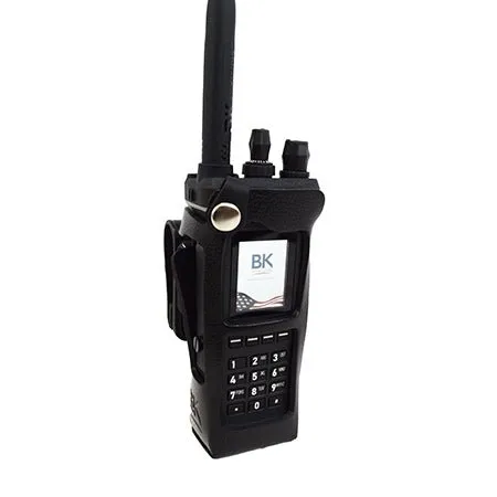 Leather Open Keypad Holster with D-Swivel for BKR9000 Radios BKR0420