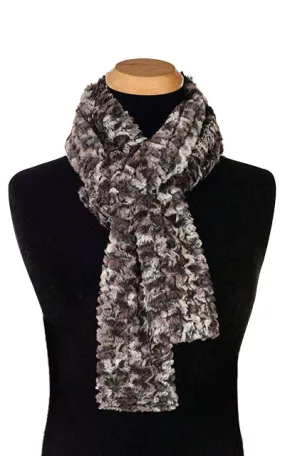 Men's Classic Scarf - Luxury Faux Fur in Calico