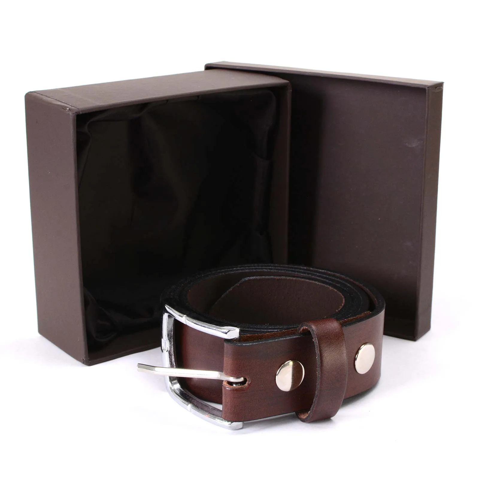 Milwaukee Leather MP7118 Men's Brown Premium Leather 1.5 Inch Wide