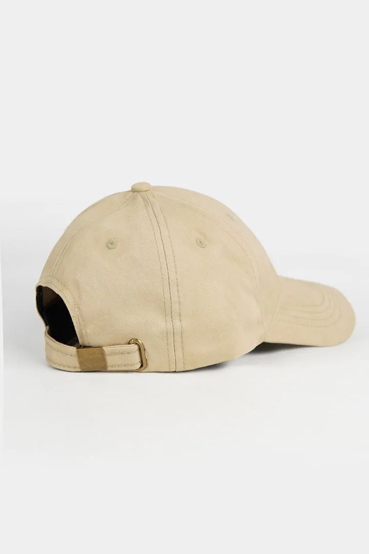 MNDZ Signature Embroidered Cap - Beige