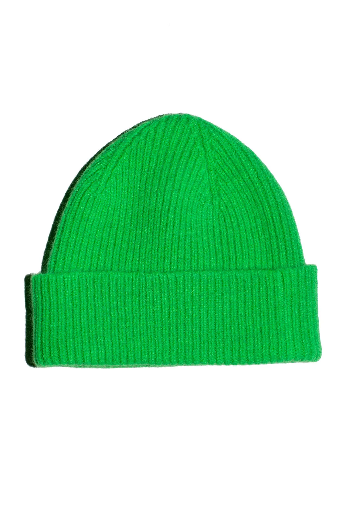 Neon Green Cashmere Bea Beanie