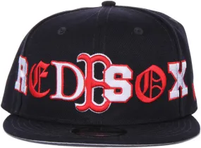 New Era 9Fifty In Navy Red For Unisex