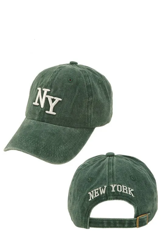 NY Embroidery Pigment Cap