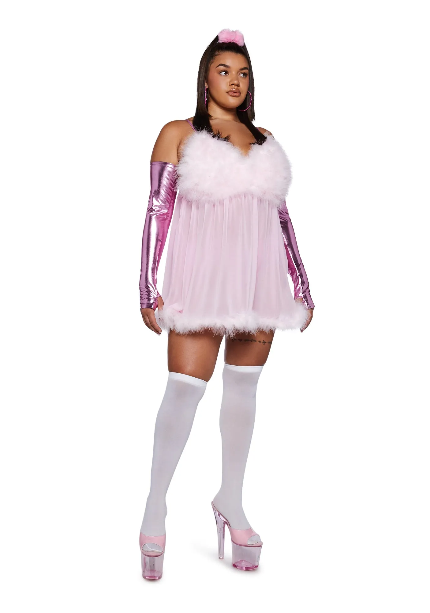 Plus Fembot Babe Costume Set